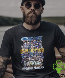 The Blues Super Rugby Pacific 2024 Champions T Shirt