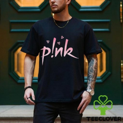P!Nk Lyric Album Song Doodle Art Water Color Pink Shirt