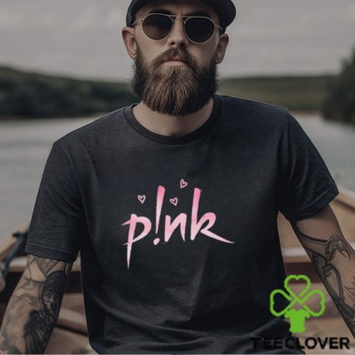 P!Nk Lyric Album Song Doodle Art Water Color Pink Shirt
