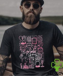 P!Nk Lyric Album Song Doodle Art Water Color Pink T Shirt