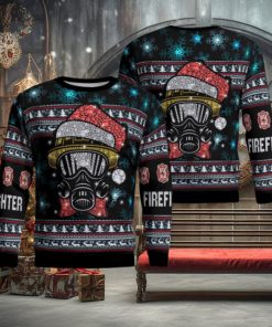 PROUD FIREFIGHTER UGLY CHRISTMAS SWEATER