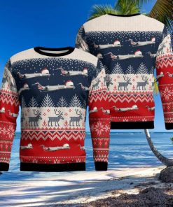 PSA Airlines Bombardier CRJ700 Christmas AOP 3D Ugly Christmas Sweater