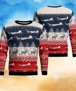 PSA Airlines Bombardier CRJ700 Christmas AOP 3D Ugly Christmas Sweater