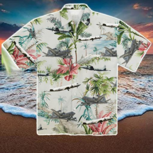 Us Navy Lockheed P 3 Orion Hawaiian Shirt