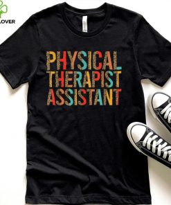 PTA Cute Leopard Physical Therapy Assistant T Shirt