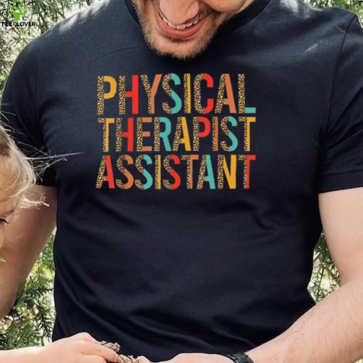 PTA Cute Leopard Physical Therapy Assistant T Shirt