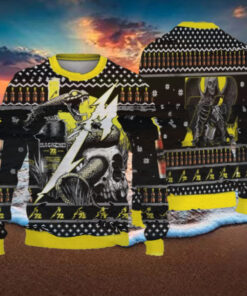 Metallica Blackened Whiskey 72 Seasons Snakes And The Death Knitted 2024 Christmas Ugly Sweater