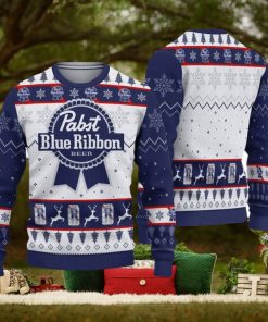 Pabst Blue Beer Christmas Sweater
