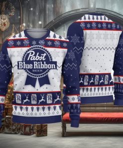 Pabst Blue Beer Christmas Sweater