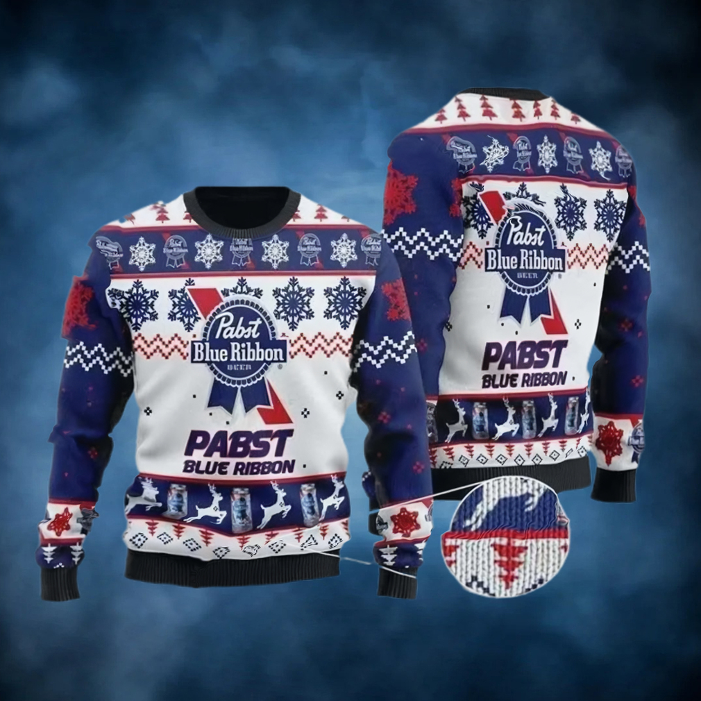Pabst Blue Ribbon Beer Ugly Christmas Sweater, Faux Wool Sweater, Gifts For Beer Lovers, International Beer Day, Best Christmas Gifts For 2022 – Prinvity Pabst Blue Ribbon Beer Ugly Christmas Sweater, Faux Wool Sweater, Gifts For Beer Lovers, International Beer Day, Best Christmas Gifts For 2022 – Prinvity