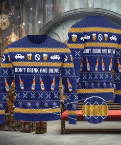 Pabst Blue Ribbon Don’t Drink And Drive Knitted 3D Sweater Gift For Xmas
