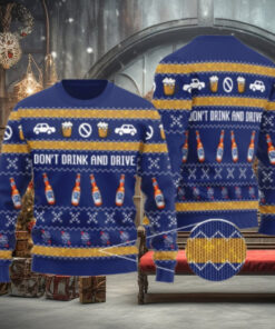 Pabst Blue Ribbon Don’t Drink And Drive Ugly Sweater