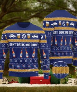 Pabst Blue Ribbon Don’t Drink And Drive Ugly Sweater