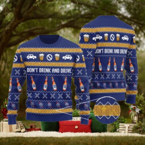 Pabst Blue Ribbon Don’t Drink And Drive Ugly Sweater