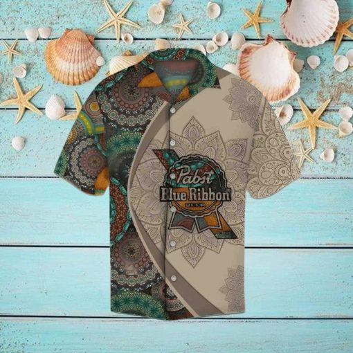 Pabst Blue Ribbon Hawaiian Shirt