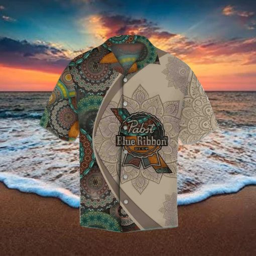 Pabst Blue Ribbon Hawaiian Shirt