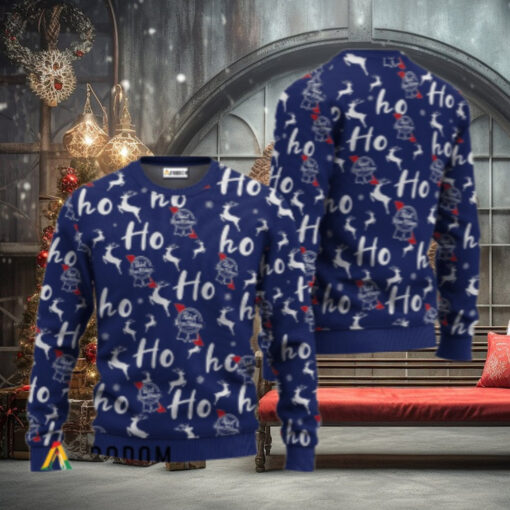 Pabst Blue Ribbon Ho Ho Ho Christmas Sweater