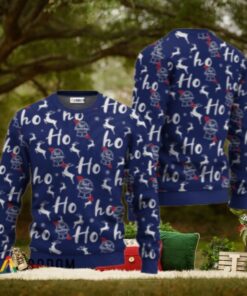 Pabst Blue Ribbon Ho Ho Ho Christmas Sweater