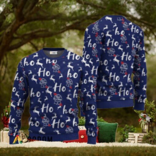 Pabst Blue Ribbon Ho Ho Ho Christmas Sweater