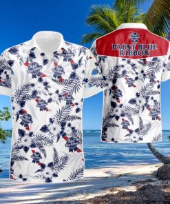 Pabst Blue Ribbon Summer Hawaiian Shirt And Short