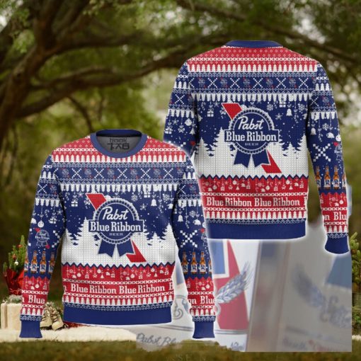 Pabst Blue Ribbon Ugly Sweater