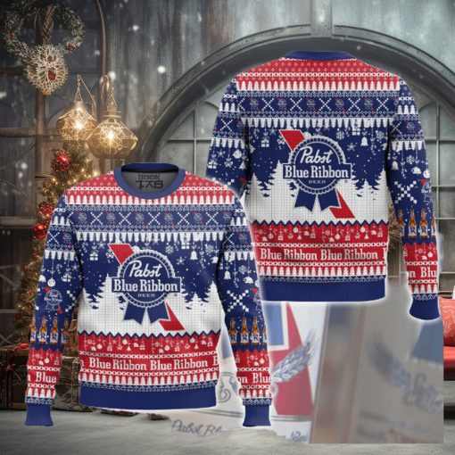 Pabst Blue Ribbon Ugly Sweater