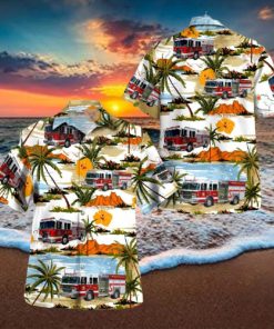 Pachaug, Connecticut, Griswold Volunteer Fire Department Hawaiian Shirt