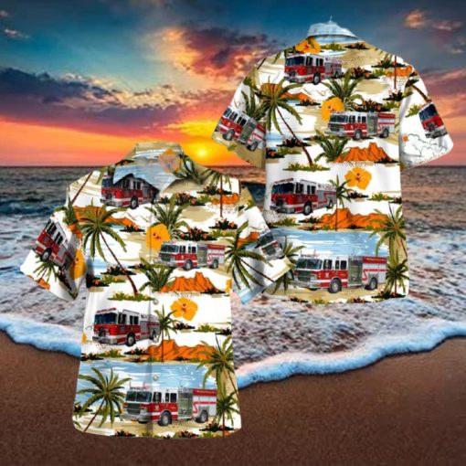 Pachaug, Connecticut, Griswold Volunteer Fire Department Hawaiian Shirt