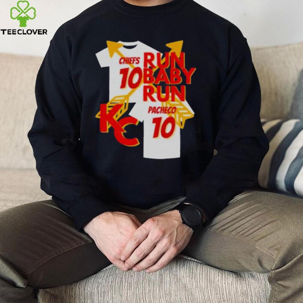 Pacheco Kansas City Chiefs Football Run Baby Run shirt Pacheco Kansas City Chiefs Football Run Baby Run shirt