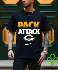 Pack attack Green Bay Packers team American foolball logo shirt 1 Pack attack Green Bay Packers team American foolball logo shirt