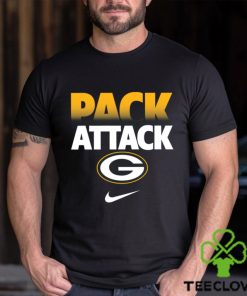 Pack attack Green Bay Packers team American foolball logo shirt 2 Pack attack Green Bay Packers team American foolball logo shirt