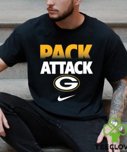 Pack attack Green Bay Packers team American foolball logo shirt 3 Pack attack Green Bay Packers team American foolball logo shirt