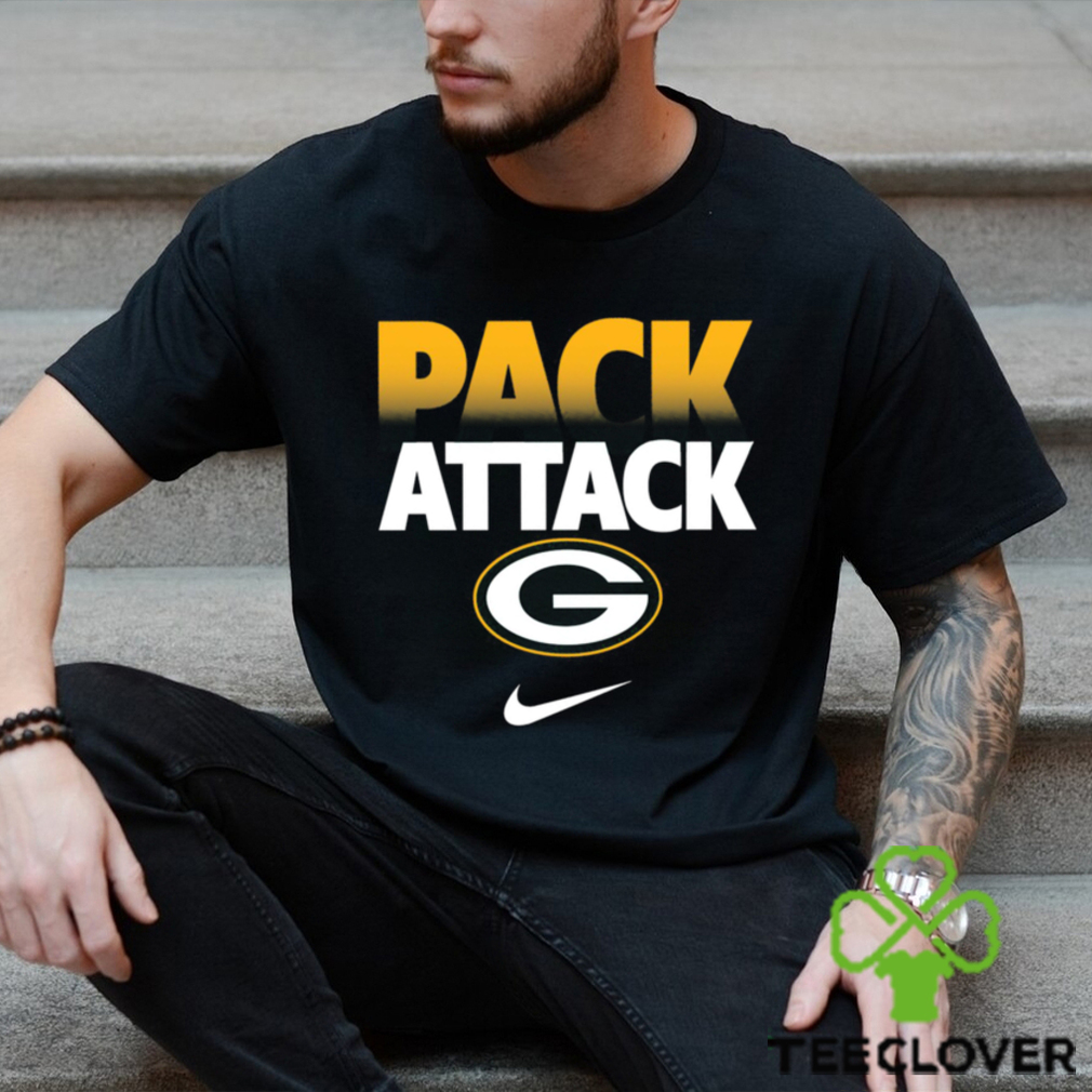 Pack attack Green Bay Packers team American foolball logo shirt Pack attack Green Bay Packers team American foolball logo shirt