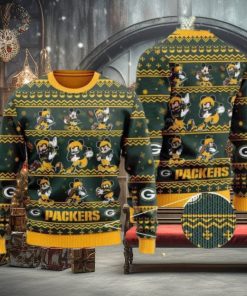 Packers Mickey Mouse Knitted Ugly Christmas Sweater