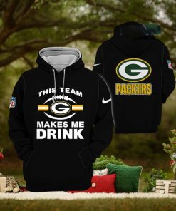 Packers This Team Makes Me Drink Hoodie