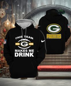 Packers This Team Makes Me Drink Hoodie