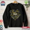 georgia bullgogs Word Cloud Player Names T Shirt