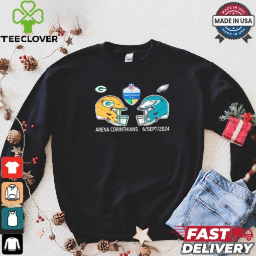 Packers vs Eagles Arena Corinthians NFL 2024 Sao Paulo game shirt