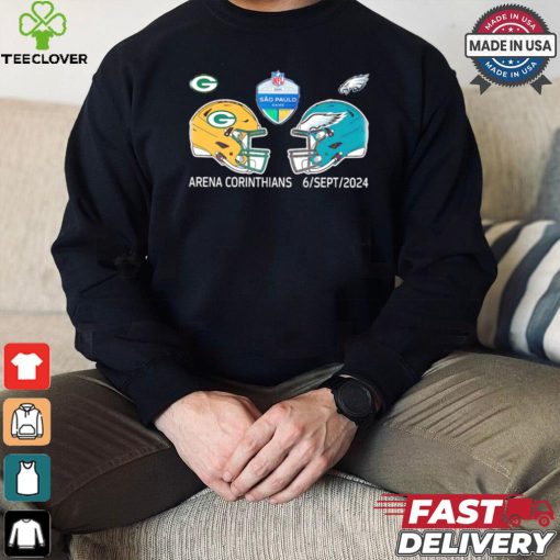 Packers vs Eagles Arena Corinthians NFL 2024 Sao Paulo game shirt