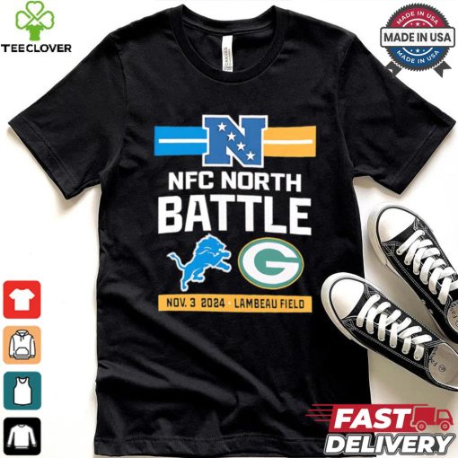 Packers vs. Lions match up Lambeau Field NFC North battle hoodie, sweater, longsleeve, shirt v-neck, t-shirt