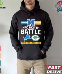 Packers vs. Lions match up Lambeau Field NFC North battle hoodie, sweater, longsleeve, shirt v-neck, t-shirt