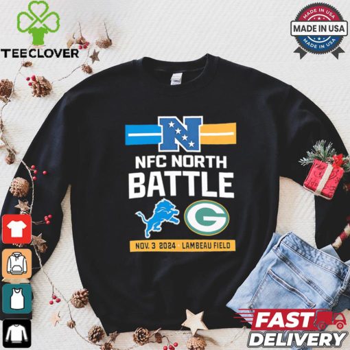 Packers vs. Lions match up Lambeau Field NFC North battle hoodie, sweater, longsleeve, shirt v-neck, t-shirt