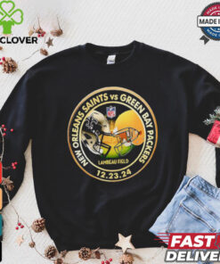 Packers vs. Saints December 23 2024 Lambeau Field match up shirt