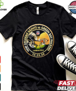 Packers vs. Saints December 23 2024 Lambeau Field match up shirt