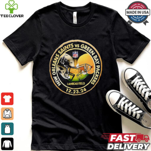 Packers vs. Saints December 23 2024 Lambeau Field match up shirt