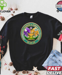 Packers vs. Vikings September 29 2024 Lambeau Field match up shirt