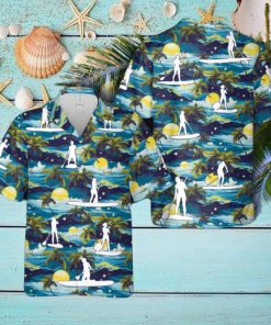 Paddleboarding Hawaiian Shirt