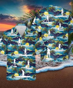 Paddleboarding Hawaiian Shirt