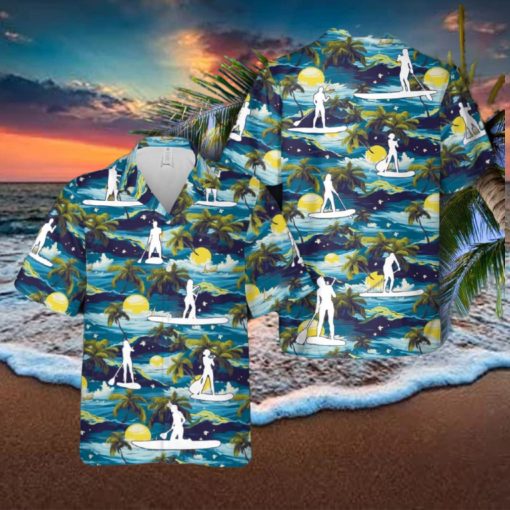 Paddleboarding Hawaiian Shirt