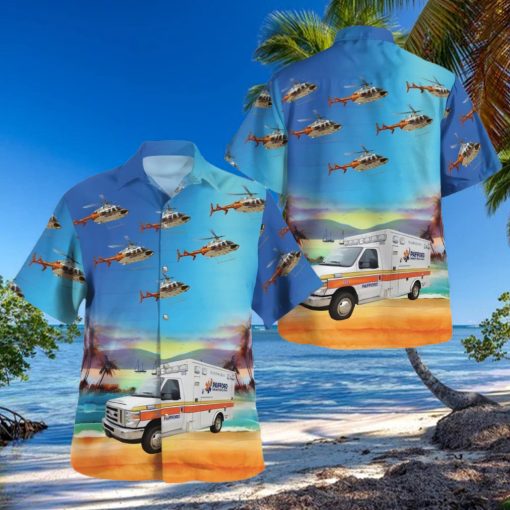 Pafford Emergency Medical Services Louisiana Fleet Hawaiian Shirt